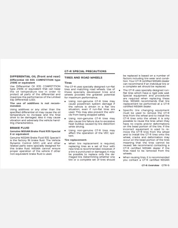 nissan gt-r 2021 owners manual